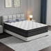 14 Inch Queen Size Mattress, Individually Wrapped Pocket Spring Mattress in a Box, Medium Firm, Breathable Skin-Friendly Knit Cover with Fireproof Sponge, Pressure Relief & Motion Isolation,White
