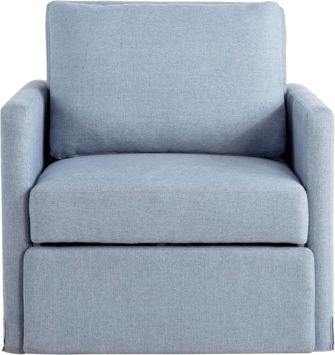 Bondi 36Inch ConvertibleSleeperChair NavyBlue Furniture