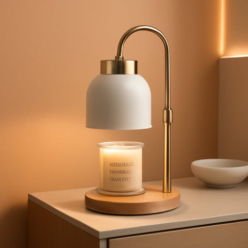 Candle Warmer Lamp, with Timer Dimmer, Height and Brightness Adjustable, Modern Electric Wax Warmer for Women Mom, Best Birthday and House Warming Gift for New Home Decor
