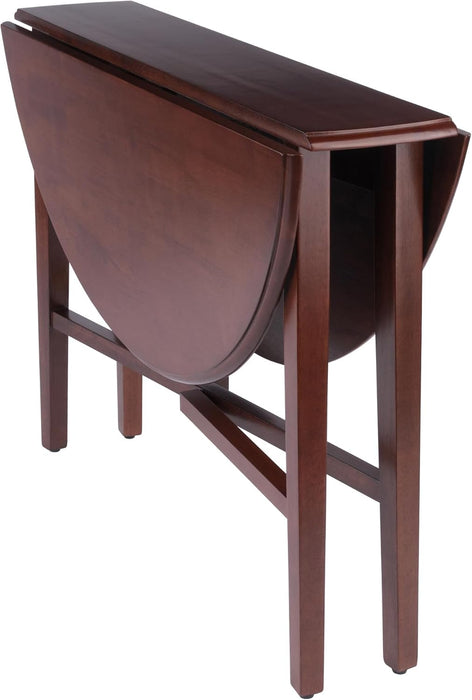 Expandable Collapsible Double Leaf Dining Table Compact