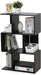 SIMPLY Book Shelf, 3-Tier Geometric Bookshelf, S-Shape Bookcase with Open Shelf, 11.8" X 23.6" X 37.3", for Organization and Storage, for Living Reoom, Bedroom, Home Office, Espresso