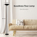 Torchiere Led Floor Lamp 70InchTall Dimmable Black