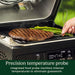 Flavorboost™ 8-In-1 Outdoor Electric BBQ Grill & Portable Smoker, Air Fryer Grill Combo with Smart Probe, Smoke Drawer, 154 Sq. In., Patio & Balcony Grill for Apartments, CEG-1302