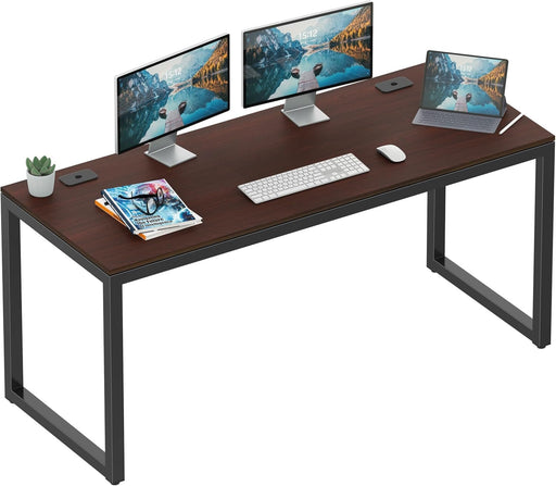 55 - Inch Commercial - Grade Office Computer Desk, Cherry - ShipItFurniture
