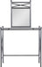 - 57752MTL-01-KD-U Mission Hills Vanity Set, 31" X 32" X 18", Metal