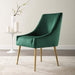 Discern Upholstered Performance Velvet Dining Chair, Green