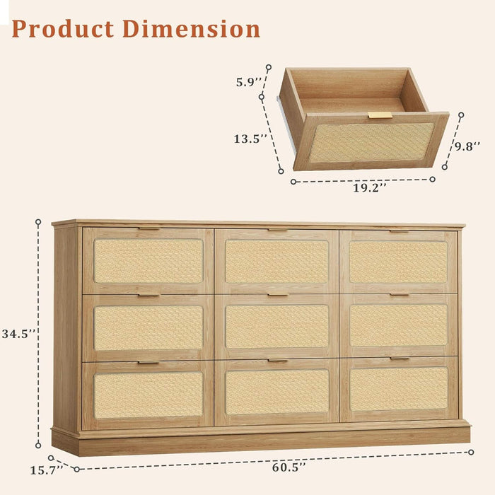 60 in long dresser Signature DESIGN BY ASHLEY Battelle Brown 6 Drawer 60 in. Dresser EB3929-231