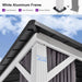 12x14 Outdoor Gazebo CharcoalGrey Hardtop Galvanized Steel