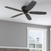 Ceiling Fans Glen Alden, 52 Inch Classic Flush Mount Indoor Ceiling Fan with No Light, Pull Chain, Quick-2-Hang Dual Finish Blades, Reversible Motor - 50516-01 (Oil Rubbed Bronze)