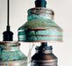 Industrial Light Modern Copper Lamp Patina Light Fixture