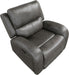 Rocker Recliner Chair, Reclining Rocking Chair, Home Theater Reclining Seat, Manual Recliner Seat for Living Room, Nursery, Bedroom, Office, Apartment, Grey