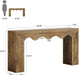 63" Farmhouse Console Table, Wooden Couch Table behind Sofa with Storage, Long Entryway Sofa Station, Narrow Console Stand with Base, Hallway Stand for Entryway, Living Room