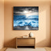Wall Art for Living Room Large Wall Decor for Office Modern Bedroom Wall Decor Blue Beach Sun Ocean Landscape Canvas Prints Wall Paintings Seascape Framed Pictures Artwork Home Decor 40X20