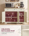 Buffet Cabinet, Sideboard, 3 Doors, 42.1 X 15.8 X 31.8 Inches