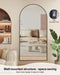 71"X32"Floor Mirror Full Length,Arched Full Length Mirror with Stand,Full Body Mirror,Hanging or Large Leaning for Bedroom Living Room Black