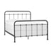 Dorley Farmhouse Black Metal King Bed (81.10In W. X 53.54 in H.)