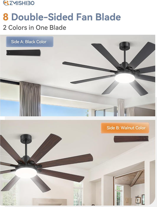 Precision Engineered Energy Efficient Black Ceiling Fan