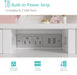 White Makeup Vanity Desk With Mirror LedLightingSystem