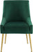 Discern Upholstered Performance Velvet Dining Chair, Green