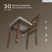 Signature Design by Ashley Moriville Upholstered Dining Chairs Set of 2