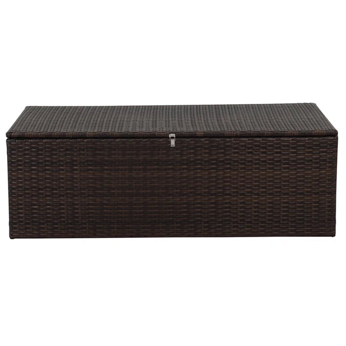 Arlington Outdoor Wicker 7 Person Seating Group with Cushions & Storage