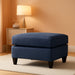 Amity Bay Modern Upholstered Rectangular Ottoman, Blue