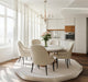 6 Light Farmhouse French White Distressed Chandelier