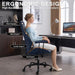 Blue Ergonomic Executive Chair With Lumbar Support