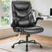 Computer Desk Chair, Lumbar Support Video Game Chair PU Leather