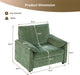 Green Luxurious Oversized Armchair With Deep Cushions