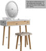 Makeup Vanity Desk With Illuminated Lights 31.5Inches