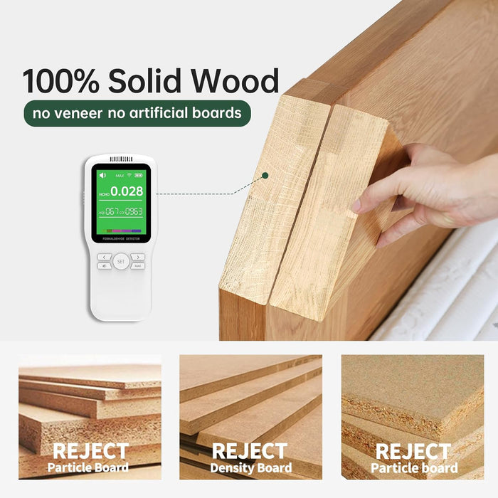 Natural Oak TripleTier Ladder Bookshelf With Frame