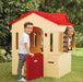 Cape Cottage Playhouse with Working Door, Windows, and Shutters - Tan, Toddlers Ages 2+ Years
