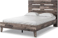 Neilsville Casual Queen Panel Platform Bed, Foundation or Box Spring Not Needed, Gray