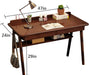 Solid Wood Writing Desk 47In Walnut EnterpriseEdition
