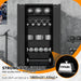 SixtyThreeInch MatteBlack Pantry Cabinet TwinDoors