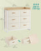 Beige Kids Dresser With 6 Drawers