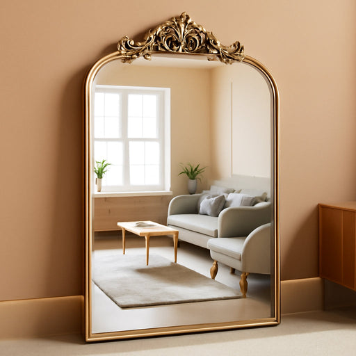 Vintage Mirror Gold Baroque Mirror Antique 16X24 Inches