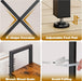 Industrial 14 Shelving Brown Bookcase Display Unit
