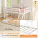 Durable Engineered Twin Over Full Bunk BedFrameSystem