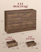 6-Drawer Dresser, Chest of Drawers, 46.9 X 15.8 X 30.7 Inches