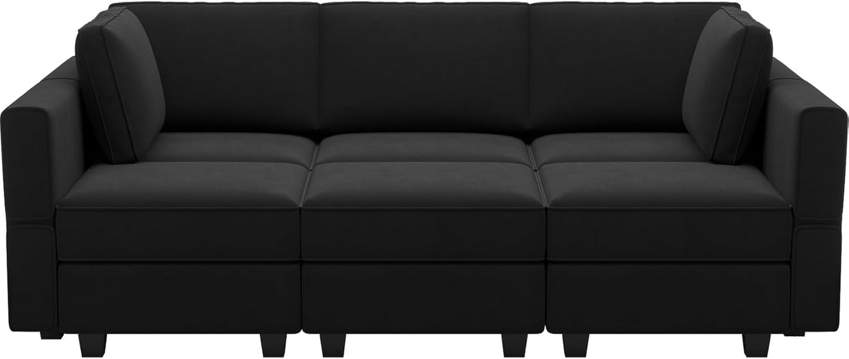 Modular Sectional Sofa Velvet Couch with Chaise