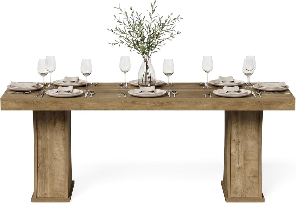 78" Dining Table, Kitchen Table for 6-8,Large Dining Room Table