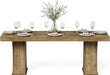 78" Dining Table, Kitchen Table for 6-8,Large Dining Room Table