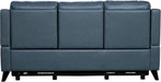Kester Power Reclining Sofa W/Power Head Rests, Masen Bluegray