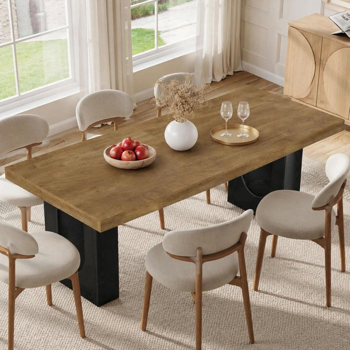 78.7" Rectangular Dining Table for 6-8 People