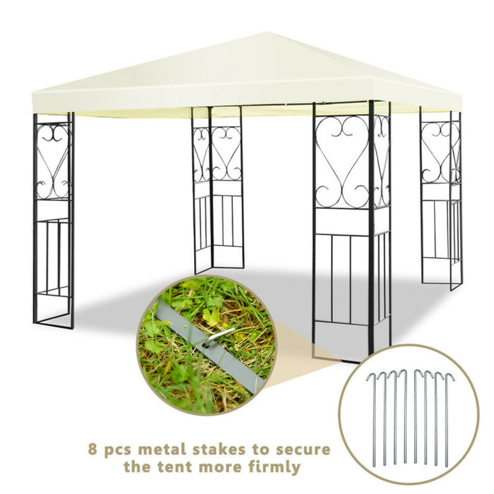 10 X 10 Feet Patio Gazebo Canopy Tent Garden Shelter