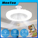 Ceiling Fans with Remote Control and Light LED Lamp Fan E27 Converter Base Smart Silent Ceiling Fans for Bedroom Living Room