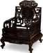 Dark Cherry Rosewood Mother of Pearl Motif Oriental Living Room Set (8Pcs) - with Free inside Delivery