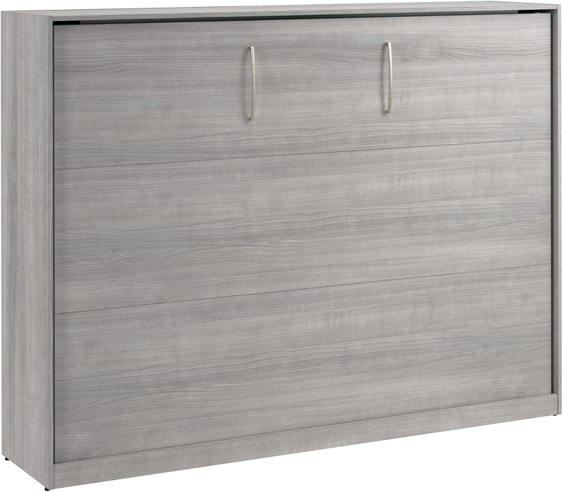 Queen Size Horizontal Contemporary Gray Murphy Bed